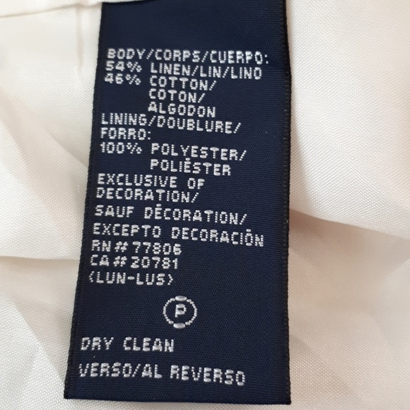 Hilfiger Embroidered Green Tan Jacket NWT Size 10 - Picture 6 of 6